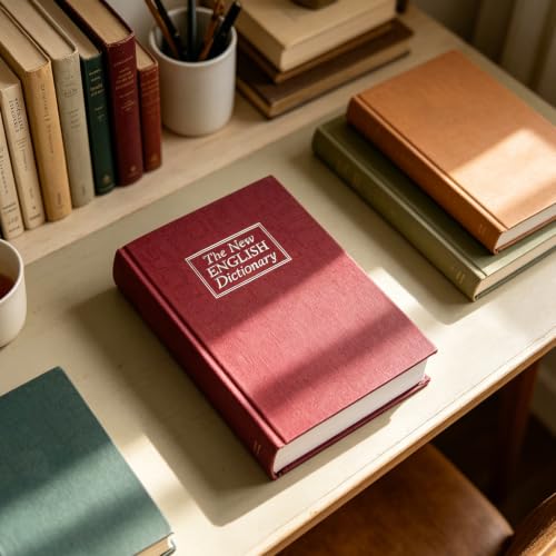 Diversion Book Safe Storage Box with Combination Lock RED L