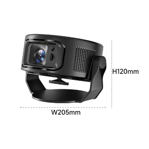 KHMCRSDO Projector for Outdoor Office High Definition 4K Portable