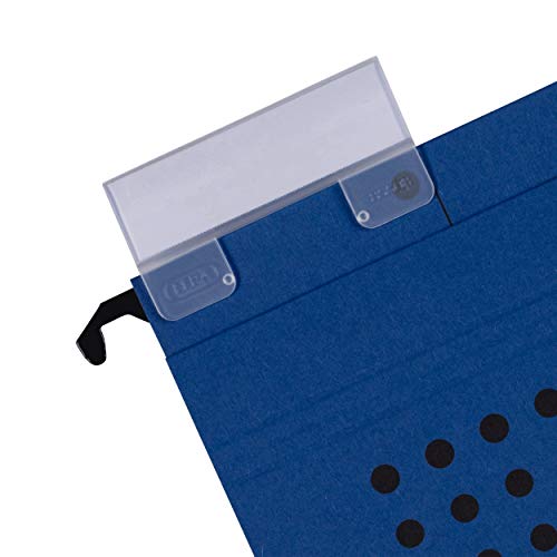 Elba Chic Ultimate 85741AZ Suspension File Folder Thumb Hole Loose Leaf System Pack of 25 Anthracite Suspension File Chic Ultimate®, Commercial Filing Dark Blue