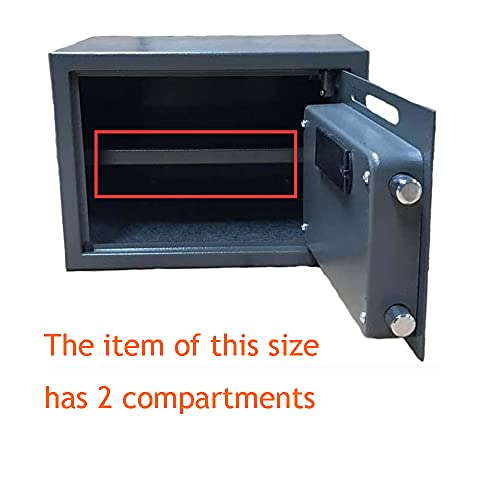 TBLOTYD Multifunctional Safe for Home Office Hotel Safe with 2 Keys Security Cash Document Safe Box Stora16L