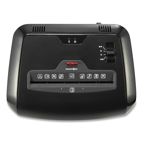 Universal 48110 Cross-Cut Shredder with Lockout Key, 10 Manual Sheet Capacity