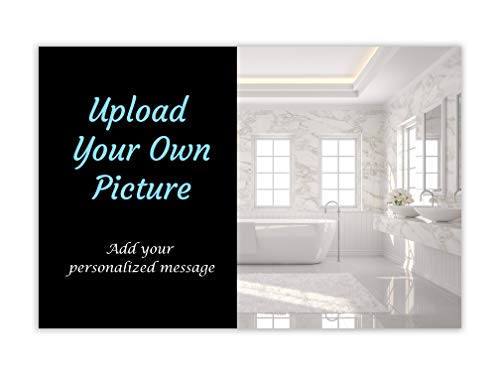 IMPACTONLINEPRINTING Custom Postcards Printing - Upload your own picture and Add your personalized message, Printed on 16pt Heavy Paper Stock (350gsm) (100pcs, 5"x7")