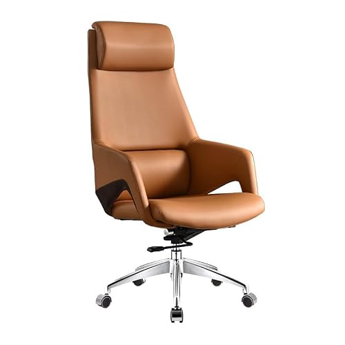 UOPYNE Executive Office Chair, Office Chair Ergonomic Office Chair Computer Chair Household Swivel Chair Reclining Back Business Executive Chair Boss Chair Desk Chair for Aldult, Home, Office