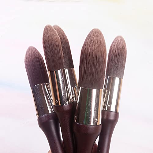 TGBHM Acrylic Oil Artist Brush Large Brush Multi Purpose Stiff Synthetic Hair Wooden Handle Paint Brush Art Supplies