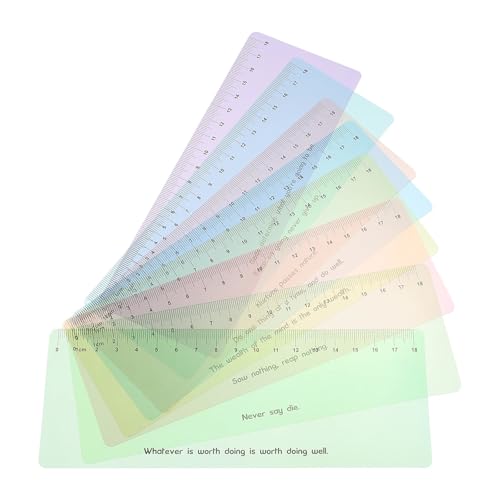 Guided Reading Strips 24pcs Bars Colored Reading Strips for Children Bookmark to Aid Dyslexic Readers Reduce Stress Students Supplies