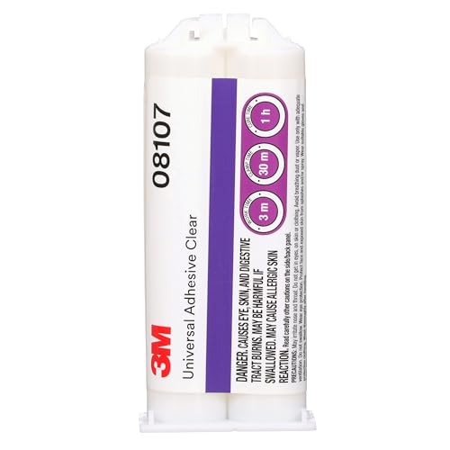 3M Universal Adhesive Black - 3, 08223, High Viscosity, Gap Filling, Durable, Industrial, 200 mL Cartridge