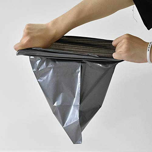 100PCS Courier Bags Self Adhesive Seal Plastic Pouch Black Envelope Mailing Bags (100PCS 40X60CM)