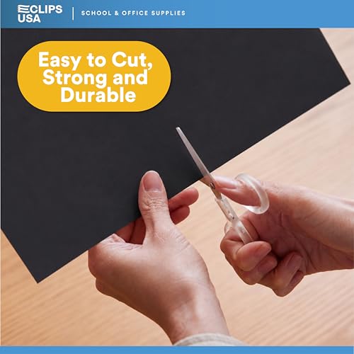 Poster Board Black Poster Paper 22x28 Large Poster Board Bulk School Supplies (22x28) (Black, 200 Pack)