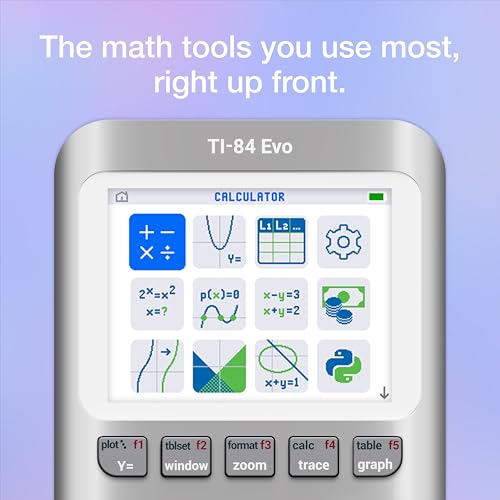 TI-84 Evo Graphing Calculator Texas Instruments, Silver