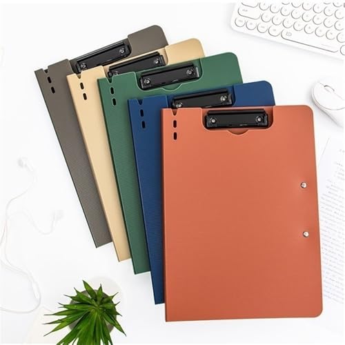 Filing Envelopes 2 Pcs Single Clip A4 Folder Multifunction Can Be Folded Writing Pad Data Storage Office Supplies Plastic Folders