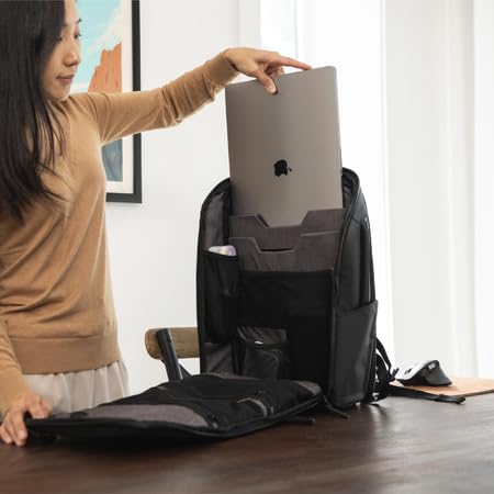 NOMATIC 20L Backpack - Work Backpack for Men and Women - Black