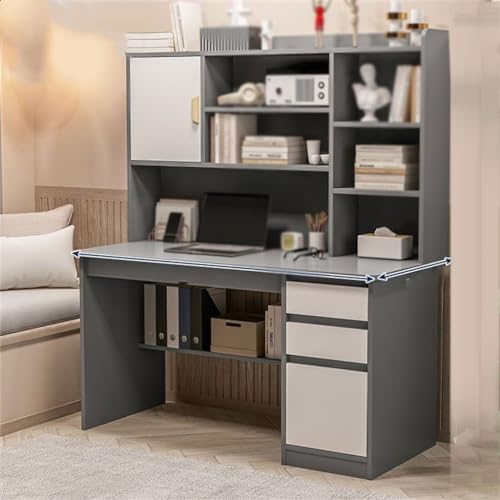 DTTLYQF Computer Desk Hutch Combination Home Desktop Student Study Table