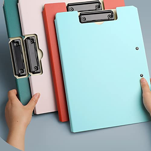 Filing Envelopes 3 Pcs A4 and Letter-Sized Clipboards Business Meeting Contract Signing Clip Multifunctional Document Organizer Binder PP Writing Board Plastic Folders (Color : C)