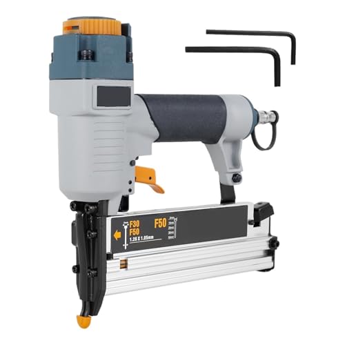 Oil-Free Pneumatic Staple Gun Pneumatic Nail Gun T50 F50 440k Small Fixed Nail Gun16Ga/18Ga Suitable for Furniture Wood Board Pneumatic Nail Gun