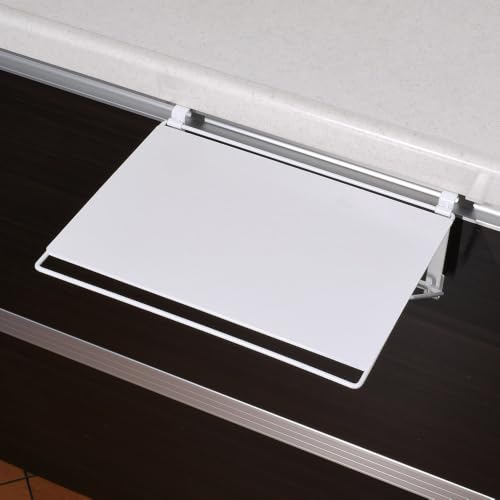 Bestco LD-709 Auxiliary Table, Foldable, Kitchen Storage, White