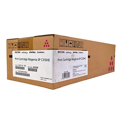 Ricoh Toner Magenta 6000 Prints ISO SP C310HE
