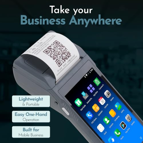 POS STORE Q2i Mobile POS Terminal, Android 11, 58mm Printer, 2GB RAM 16 ROM