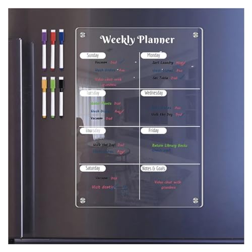 Weekly Planner Board Magnetic Whiteboards Planning Schedule Daily