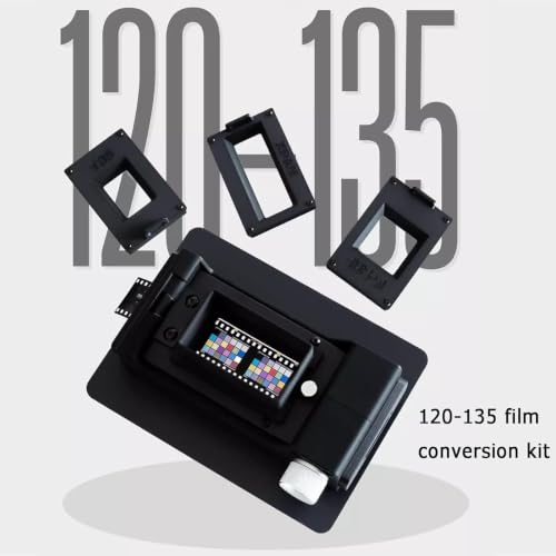 135/126 Film & Slide Scanner, High Resolution Film Scanner, 17.9 Mp, Max Resolution 5184 * 3456, True Color Reproduction, for Slides, Positive and Negative Film, Black and White Film