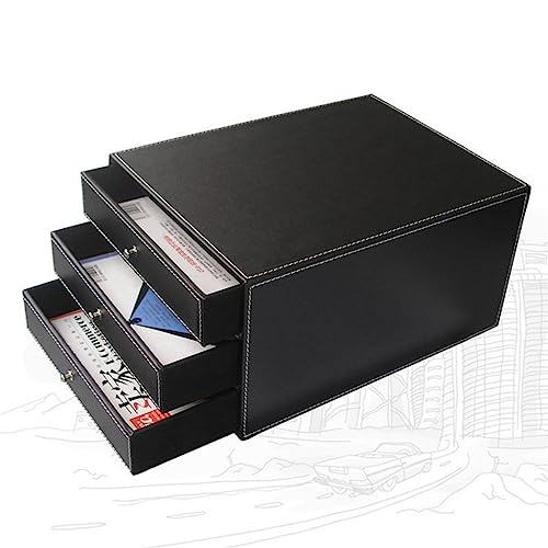 Office Accessories Desk Gift Set Card Holder Large File Rack Stationery Organizer Tissue Box Document Tray