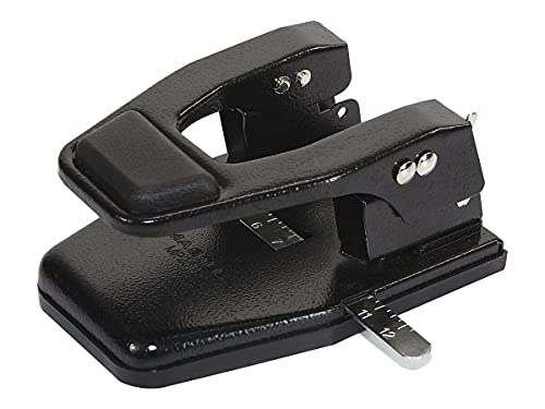 Master MP250 40-Sheet Heavy-Duty Two-Hole Punch, 9/32-Inch Holes, Padded Handle, Black
