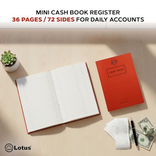 Silvine Cash Book 042C 158x99mm 75 GSM 72 Pages 36 Sheets Pack of 24