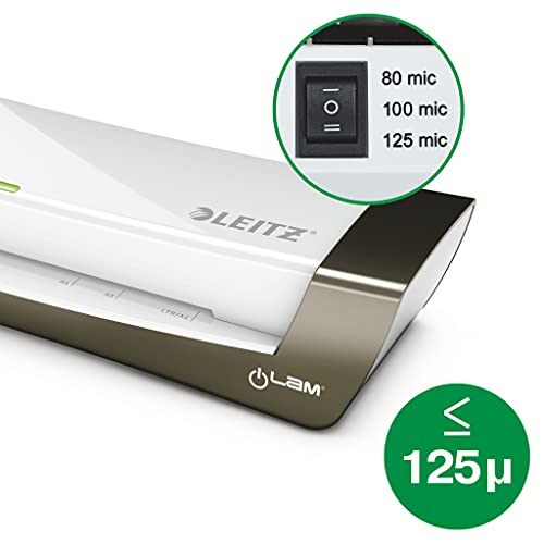 Leitz 72511084 iLam A4 Laminator for The Small Office - Silver/White