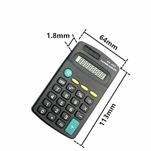 NSUQOA Portable 8 Digit Calculator General Purpose Electronic Battery Powered School Company Office Supplies