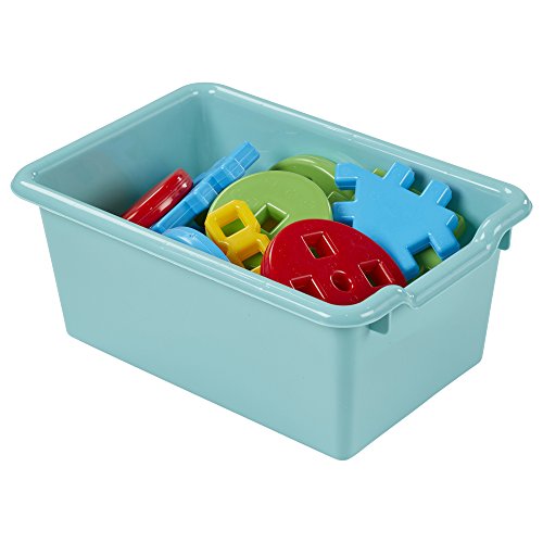 ECR4Kids Scoop Front Storage Bin, Multipurpose Organization, Contemporary, 20-Piece