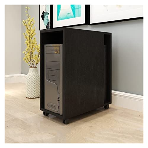 ZCSO Desktop Pc Tower CPU Rolling Stand, Computer Tower Cart, Mobile PC Holder, Computer Host Stand with Wheels Under Home Office Desk PC Stand Base(D)