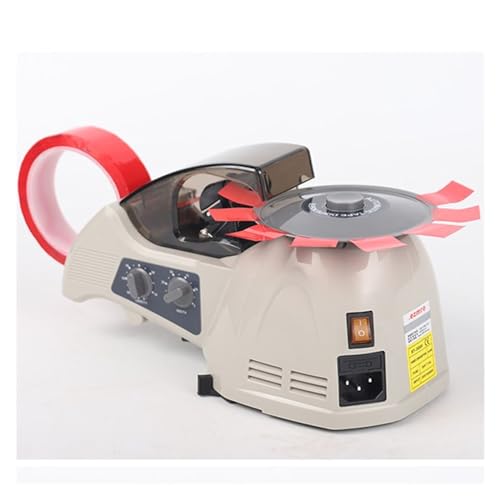 Automatic Tape Dispenser, Automatic Tape Cutting Machine, Paper Dispenser Adhesive Cutter Packaging Machine, Tapes Slitting Machine 60mm Width Tools,Office,Warehouse,Retail Store