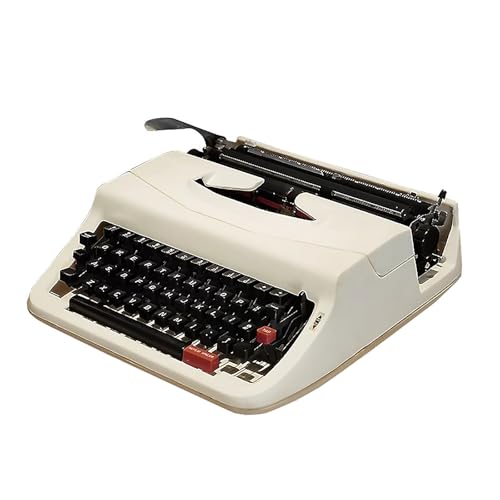FQEXNFW Old-Fashioned Traditional Portable Manual Typewriter,Vintage Typewriter for a Nostalgic Flow - Manual Typewriter Portable,Normal Typing,Easy to Use,Literary Gifts for Writers