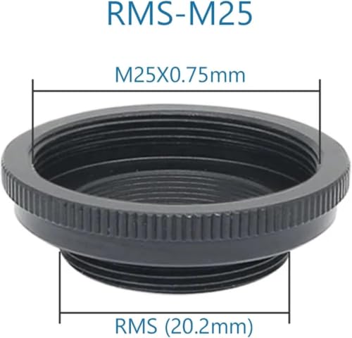 M25 to RMS/RMS to M25 Thread Adapter Ring nosepiece Microscope Accessories Camera Adapter(RMS to M25)