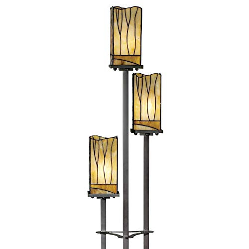 Sedona 72" Tall Tiffany-Style 3-Tier Floor Lamp Living Room