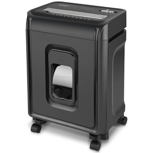 Aurora AU1270XA Professional Grade 12-Sheet Security P-4 Cross-Cut Paper and Credit Card/ 20 Minutes Continuous Run Time Shredder