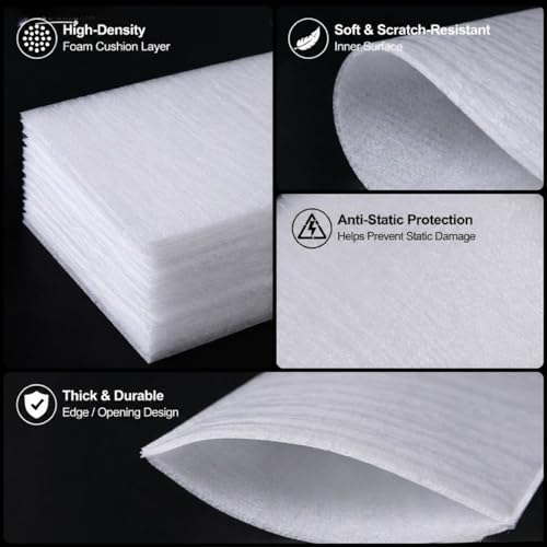 10Pcs 30x40inch Foam Pouches,Multi-size Extra Large Foam Pouches.