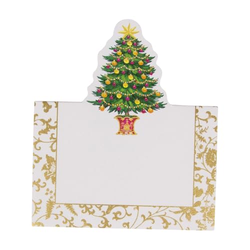 Caspari Gilded Tree Place Cards - 8 Per Package, 5 Packs