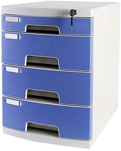ELUKHT File Cabinet Storage Unit Office Supplies File Plastic Cabinet 4 Drawers