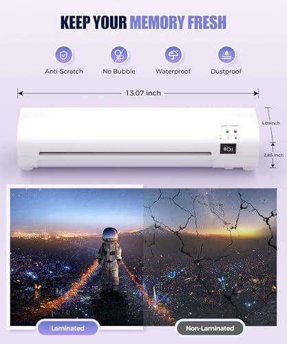 9 Inch Portable Laminator Machine with 40 Laminating