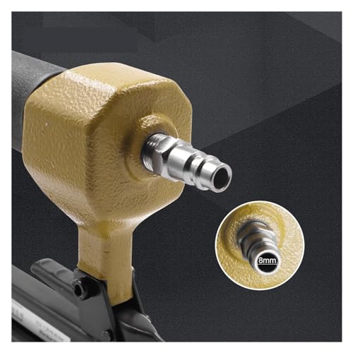 LPXDS Pneumatic staple gun,Oil-Free Pneumatic Staple Gun 20Ga Pneumatic Stapler 1022J 11.2mm Wire 0.6X1.2mm 10-22mm Stapler Stapler Air Nailer Sofa Air Stapler(Color:1022J AP)