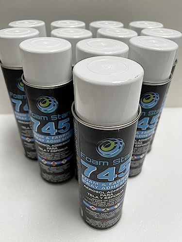 Foam Starr 745 Foam & Fabric Adhesive Spray 12 Pack