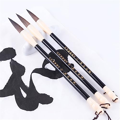 Brush Set Wolf Hair Calligraphy Regular Chinese Painting Students Beginner Brushes