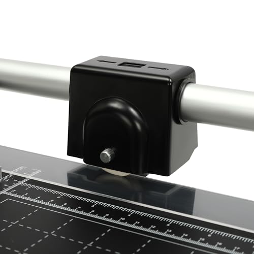 36 Inch Paper Cutter Trimmer, Manual Precision Rotary Paper Cutter Professional Rolling Trimmers Rotary Photo Paper Cutter Trimmer with 2 Blades for Office, Photography Studio (36in)
