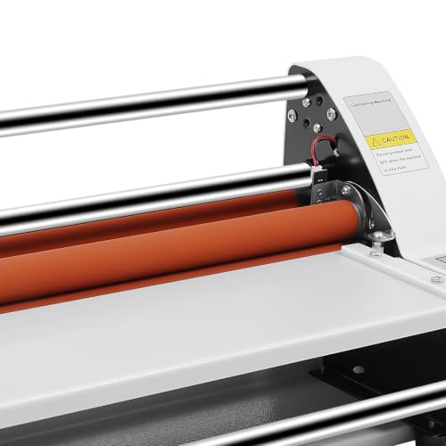 V350 Hot Cold Roll Laminator 110V Adjustable Digital Display Single & Dual Sided Laminator Electronic Temperature Control Laminating Machine 13.78inch Laminating Width