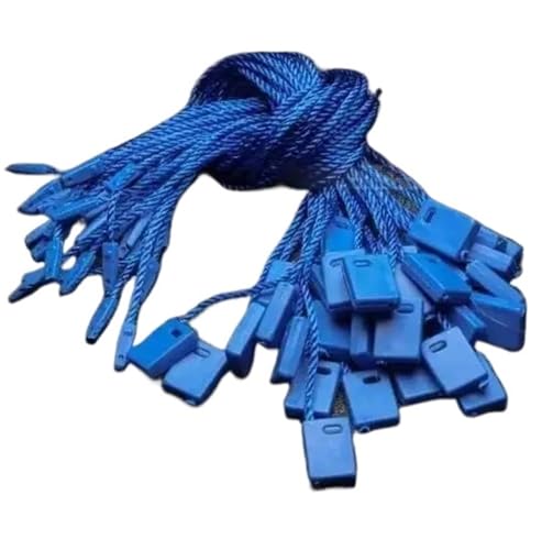 1900pcs Plastic Loop Lock String Fastener Cord Tie Snap Seal Tag Holder Rope