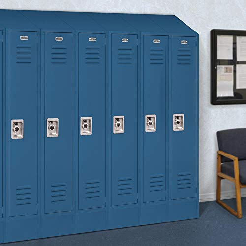 Salsbury Industries 61155BL-U Single Tier 12-Inch Wide 5-Feet High 15-Inch Deep Unassembled Standard Metal Locker, Blue