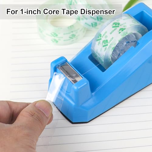 BOMEI PACK 120 Rolls Clear Tape Refills Roll Transparent Tape Refill Rolls for Office, Home, School, 3/4-Inch x 1000 inch