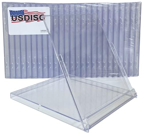 USDISC Calendar Display Case Standard 10.4mm, Clear, Pack of 100