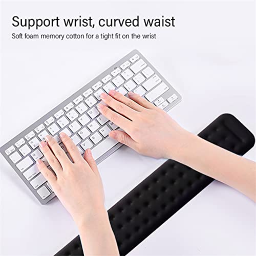 HBJWOV Pad Memory Cotton Wrist Pad Keyboard Pads Ergonomic Design Non Slip for Office Home PC Laptop Portable