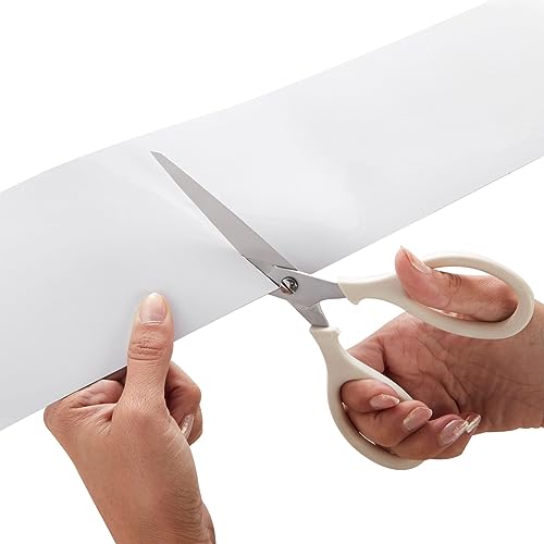 Bright Creations Roll of Magnetic Strip Dry Erase Tape - 4 in x 15 ft, White, 1 Roll - Magnetic Tape for Classroom & Office Organization - Reusable Writable Strip for Calendars & Schedules